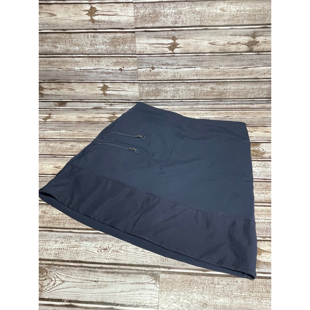 Athleta Navy Blue Athletic Skirt‎ with Zipper Pockets Size XS